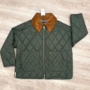 Classic Quilted Barbour Jacket, Sage Green, 2X